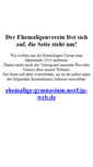 Mobile Screenshot of ehemalige.gymnorf.de